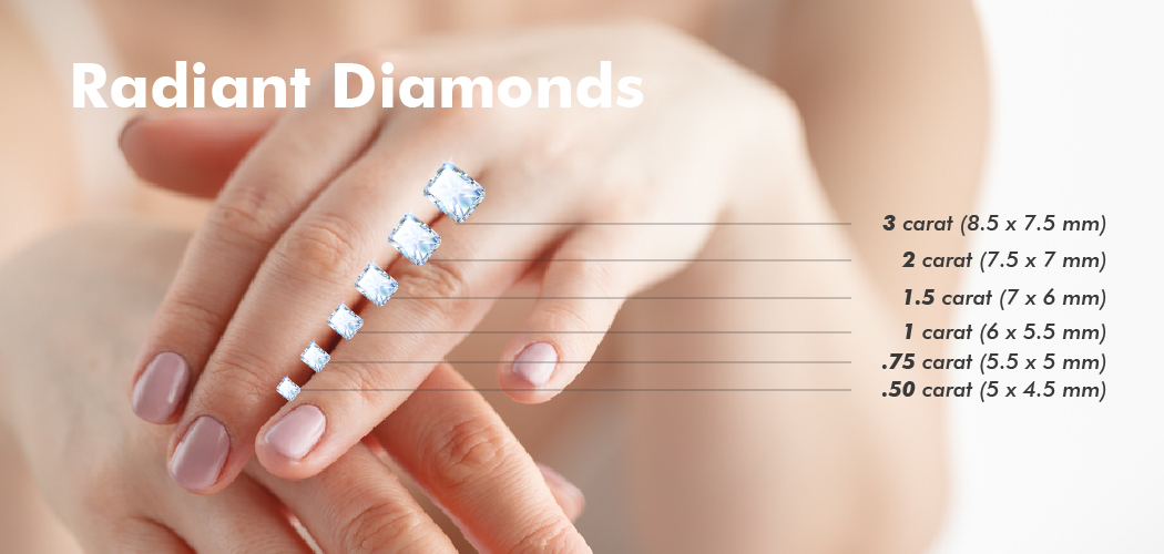 The Ultimate Guide to Radiant Diamond Sizes